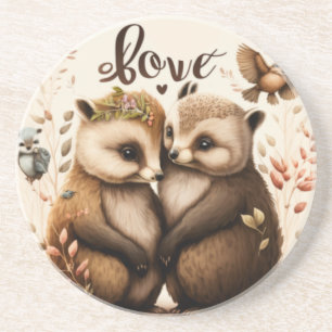 Hedgehogs in love Coaster