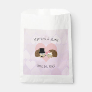 Hedgehogs in Love Favour Bag