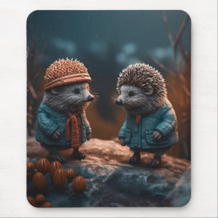 Hedgehogs Mouse Pad