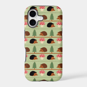 Hedgehogs, Mushrooms and trees
