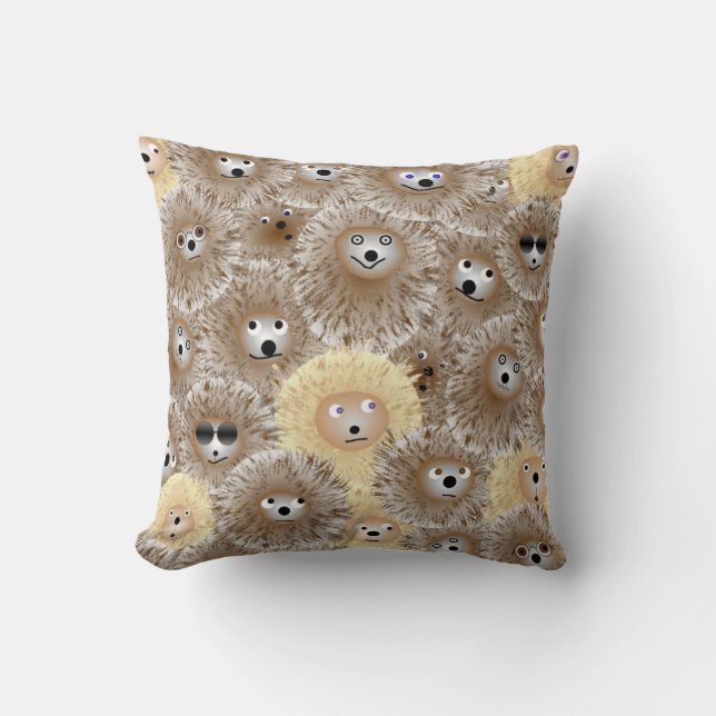 Hedgehogs Pillow (Front)