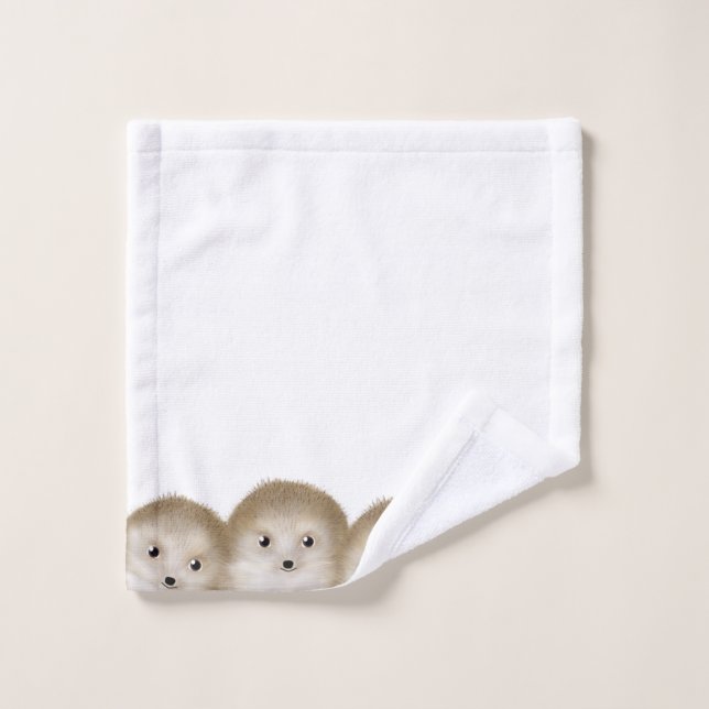 Hedgehogs Washcloth Wash Cloth (Wash Cloth)