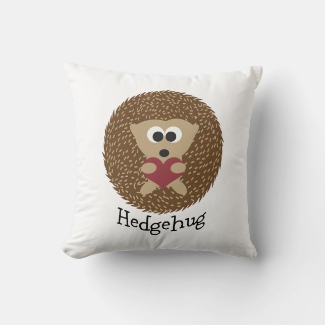 Hedgehug Hedgehog Cushion (Front)