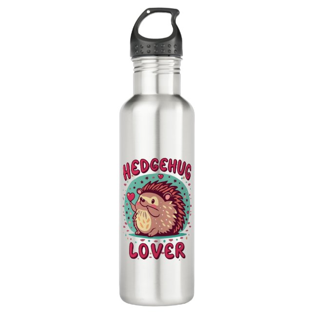 Hedgehug Lover 710 Ml Water Bottle (Front)