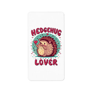 Hedgehug Lover Label