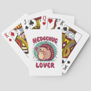 Hedgehug Lover Playing Cards