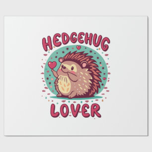 Hedgehug Lover Wrapping Paper