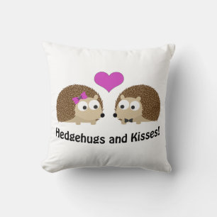 Hedgehugs and Kisses Hedgehog Love Cushion
