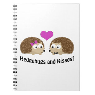 Hedgehugs and Kisses Hedgehog Love Notebook