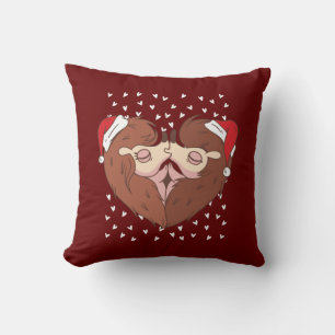 Hedgeog Christmas Kisses Cushion