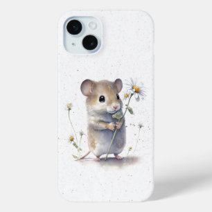 Hedgerow Mouse Grunge  iPhone 15 Mini Case