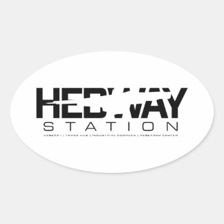 HEDWAY Station oval sticker