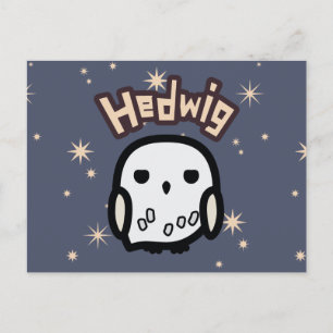 Hedwig Cartoon Character Art Postcard