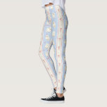 Hedwig Owl Post Stripe Pattern Leggings<br><div class="desc">Sweet, whimsical, and full of magical charm, this Hedwig stripe pattern design brings a playful wizarding touch to everyday life. Featuring alternating vertical bands of cute Hedwigs, delicate bows, tiny floating keys, and scattered stars, this enchanting print blends soft pastel tones with storybook-inspired detail. The repeating stripe layout gives the...</div>