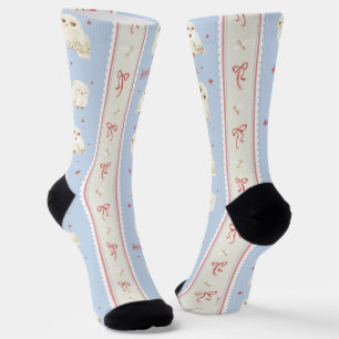 Hedwig Owl Post Stripe Pattern Socks