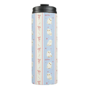 Hedwig Owl Post Stripe Pattern Thermal Tumbler