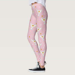 Hedwig Pink Solstice Pattern Leggings