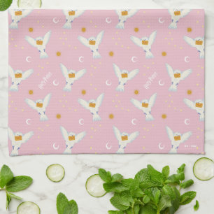Hedwig Pink Solstice Pattern Tea Towel
