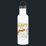 Hedwig Whimsical Forest Drawing 710 Ml Water Bottle<br><div class="desc">Show your house spirit in the coziest way with this charming Hedwig™ design. Featuring the beloved snowy owl bundled up in a warm Gryffindor house-colored scarf, this playful illustration captures the magic and loyalty of Harry Potter’s trusted companion. Set against a whimsical woodland backdrop with subtle sparkling accents, the hand-drawn...</div>