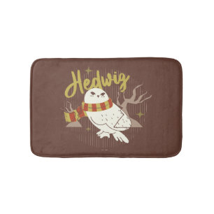 Hedwig Whimsical Forest Drawing Bath Mat