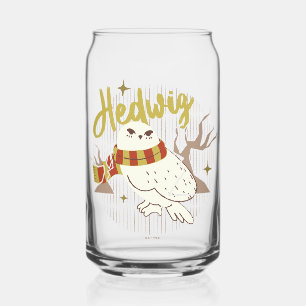 Hedwig Whimsical Forest Drawing Can Glass