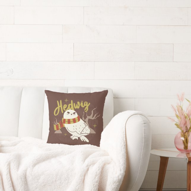 Hedwig Whimsical Forest Drawing Cushion (Couch)