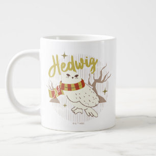 Hedwig Whimsical Forest Drawing Large Coffee Mug