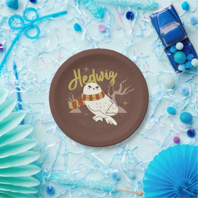 Hedwig Whimsical Forest Drawing Paper Plate (Party)