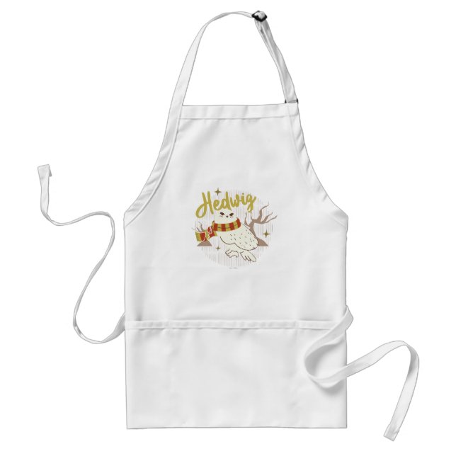 Hedwig Whimsical Forest Drawing Standard Apron (Front)