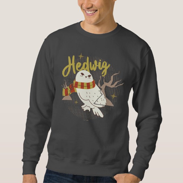 Hedwig Whimsical Forest Drawing Sweatshirt (Front)