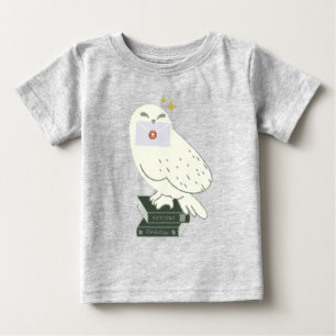 Hedwig With Letter Whimsical Drawing Baby T-Shirt