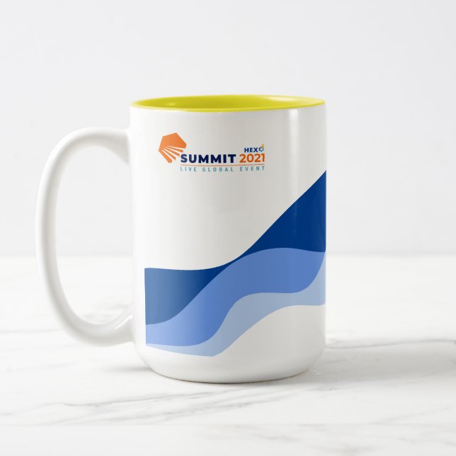 HEDX Summit 2021 Mug - Blue Wave (Left)