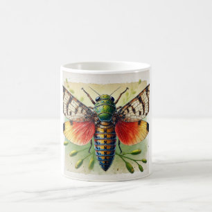 Hedypathes beetle 030924IREF206 - Watercolor Coffee Mug