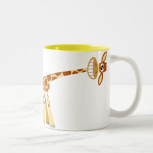 Hee Hee Hee!! Cartoon Giraffe mug