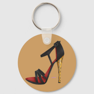Heeled Evening Sandal Key Chain
