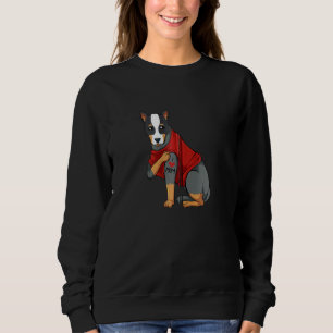 Heeler Australian Cattle Dog Owner Mum Trainer I L Sweatshirt