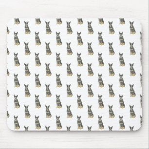 Heeler Cattledog (Blue Black Tan) Mouse Pad