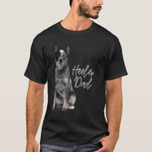 Heeler Dad Australian Cattle Dog Pet Family T-Shirt