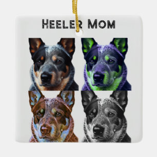 Heeler Mum Blue Heeler Dog Mum Ceramic Ornament