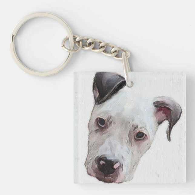 Heeler Puppy Key Ring (Front)