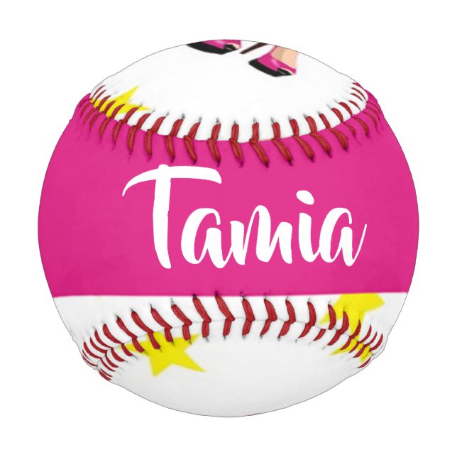 Heels and stars patterned baseball (Front)