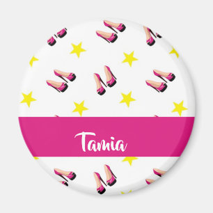 Heels and stars patterned magnet