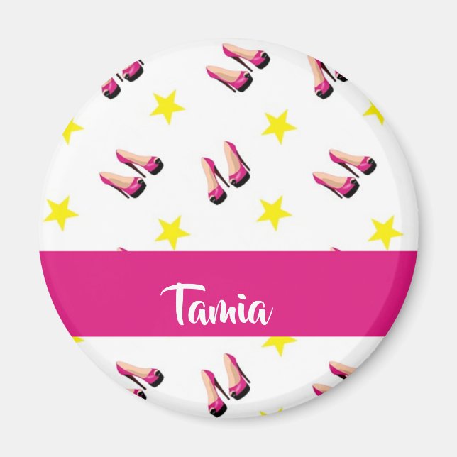 Heels and stars patterned magnet (Front)