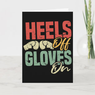Heels Off Gloves On Self-defense Kickboxing Workou Card