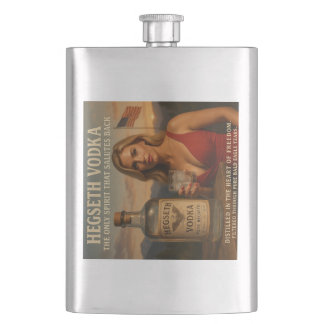 Hegseth Vodka — The Spirit That Salutes Back Flask
