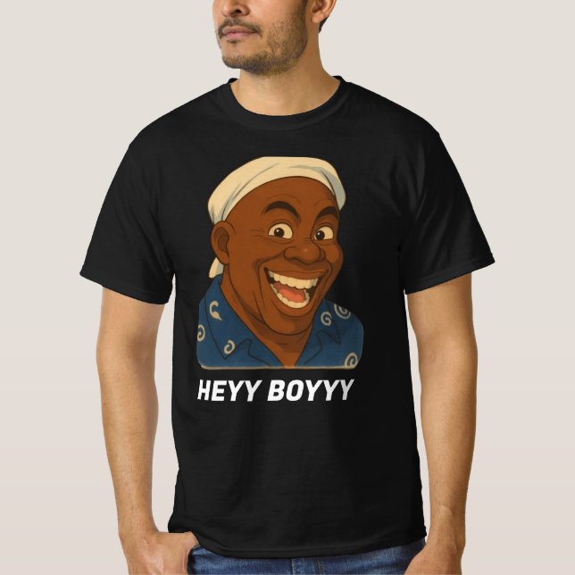 HEHE BOYYS Meme T-Shirt – Ghibli Art Style Funny (Front)