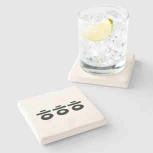 HEHEHE ㅎㅎㅎ Korean Slang Stone Coaster