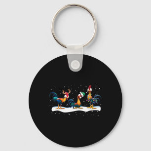 Hei Hei Chicken Christmas - Uni  Key Ring