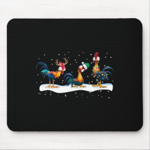 Hei Hei Chicken Christmas - Uni Mouse Pad