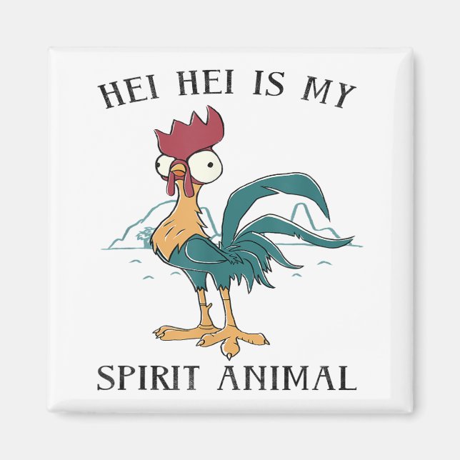 Hei Hei Is My Spirit Animal Portrait Magnet (Front)